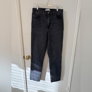 WOMENS ABERCROMBIE BLACK JEANS
